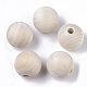 Unfinished Natural Wood Beads X-WOOD-Q041-04A-1