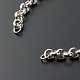 304 Stainless Steel Rolo Chain Bracelet AJEW-JB01012-3