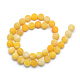 Chapelets de perle en agate patinée naturelle X-G-S237-4mm-02-2