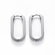 304 Stainless Steel Huggie Hoop Earrings STAS-S103-21P-1