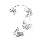 Boucles d'oreilles papillon en cristal de strass pour cadeau de fille de femmes EJEW-F275-01B-P-2
