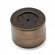Boîte à bijoux ronde en aluminium OBOX-Q014-01A-2