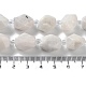 Fili di perline di pietra di luna arcobaleno naturale G-C182-21-01-5