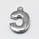 Lega lettera strass charms RB-A052-C01-2