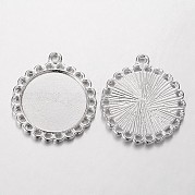 Сеттинги для кулона ( кабошона ) тибетского стиля TIBE-21668-S-NR
