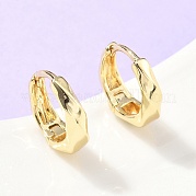Серьги-кольца из латуни EJEW-Z102-12G