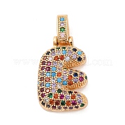 Латунные микро проложить кубического циркония подвески KK-C076-29E-G02