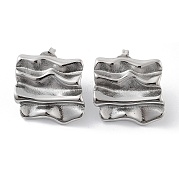 Серьги-гвоздики из нержавеющей стали 304 EJEW-P258-21P