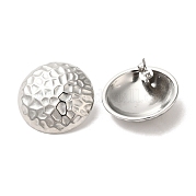 Серьги-гвоздики из нержавеющей стали 304 EJEW-D100-01P