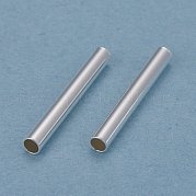 Бисера латунной трубки KK-Y003-73G-S