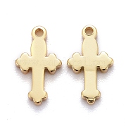 Латунные крошечные крестики KK-Z009-18G