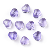 Perle di vetro verniciate a spruzzo trasparente&nbsp;GLAA-R211-02-B01