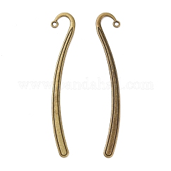 Segnalibri di stile tibetano, piombo & cadmio & nichel libero, bronzo antico, 122x20mm, Foro: 2 mm