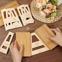 1 Satz trapezförmige&nbsp;WOOD-BC0003-14