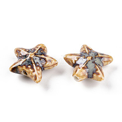 Фарфоровые бусины ручной работы PORC-N008-09F