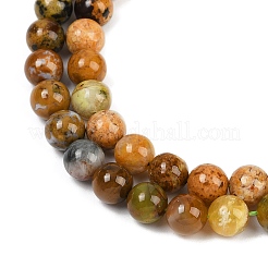 Естественный зеленый опал бисер нитей G-K245-A17-A04