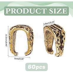 60 шт. застежка-кнопка из сплава в тибетском стиле&nbsp;FIND-PH0022-36