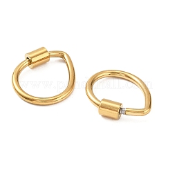 Карабин с замком из нержавеющей стали 304 STAS-C092-01B-G