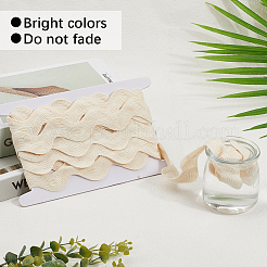 Хлопковая волнистая бахрома с отделкой лентой&nbsp;OCOR-GF0004-49K