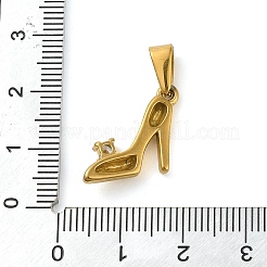 Подвески из нержавеющей стали 304 с микропаве из прозрачных кубических цирконий X-STAS-R229-26G