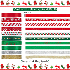 10 рулон двухцветной полиэстеровой печатной ленты OCOR-PH0004-25