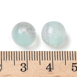 Двухцветные бусины из смолы&nbsp;RESI-Q025-02B-F