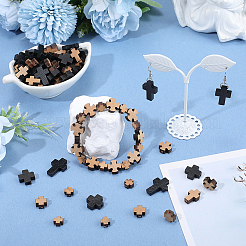 120шт 6 стиля натуральных деревянных бусин&nbsp;WOOD-SC0002-21