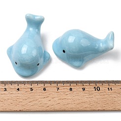 Фарфоровые украшения для выставки дельфинов&nbsp;DJEW-G048-02A-02
