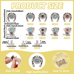 8 стиль декоративные заклепки из сплава BUTT-TA0001-19