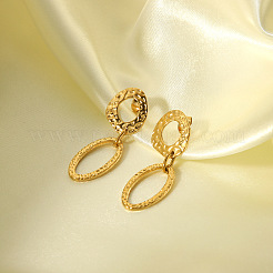 Серьги-гвоздики французской ретро-формы из нержавеющей стали 304 HR9760