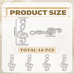 16 шт. подвески из нержавеющей стали 304&nbsp;STAS-LP0003-68