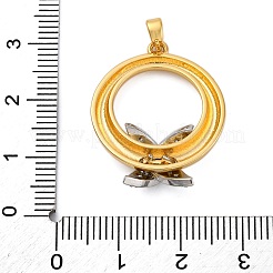 Латунные микро проложить кубического циркония подвески&nbsp;KK-V009-16G