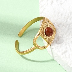 Offene Manschettenringe aus Edelstahl 304&nbsp;RJEW-F213-01G-09