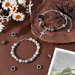 8 шт. бусины из нержавеющей стали марки 304 STAS-UN0054-31