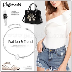 925 серебряный браслет на ногу JA56B