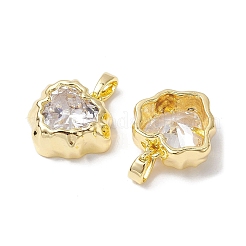 Подвески из латуни с микро-паве ко Дню святого Валентина KK-K360-22G