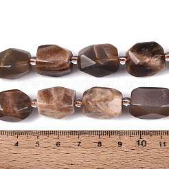 Natürliche sunstone Perlen Stränge&nbsp;G-N362-07A-05