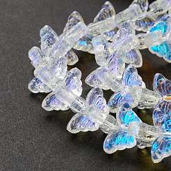 Прозрачный стеклянный бисер нить GLAA-K002-02A