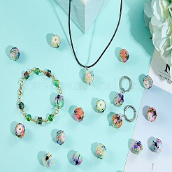 5pcs perles de chalumeau faites à la main&nbsp;LAMP-SZ0001-50B
