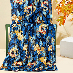 Baumwollstoff mit Qilin-Muster&nbsp;DIY-WH0579-97B