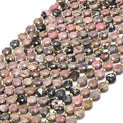 Природные родонит бисер нитей G-C116-A83-02