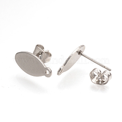 Фурнитура для сережек-гвоздиков из нержавеющей стали марки 304&nbsp;X-STAS-Q223-03