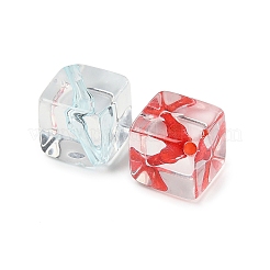 Прозрачные акриловые бусины MACR-F084-03