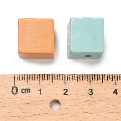 Печатные деревянные бусины&nbsp;WOOD-Z006-01A