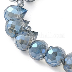 Стеклянные бусины с гальваническим покрытием &nbsp;EGLA-D030-17L