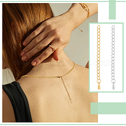 20 шт. 2 стиля удлинитель цепи из нержавеющей стали 304 STAS-UN0060-90