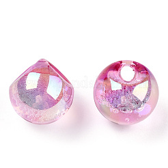 УФ-покрытие радужными переливающимися акриловыми бусинами OACR-G012-04A