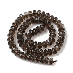 Природный дымчатый кварц нитей бисера&nbsp;G-G255-10x5mm-12