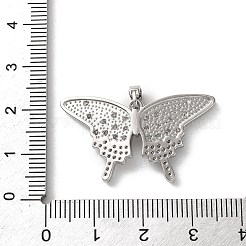 Латунные микро проложить кубического циркония подвески KK-P320-03B-P