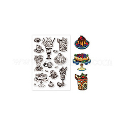 Прозрачные штампы из ПВХ с летней тематикой DIY-WH0631-0251